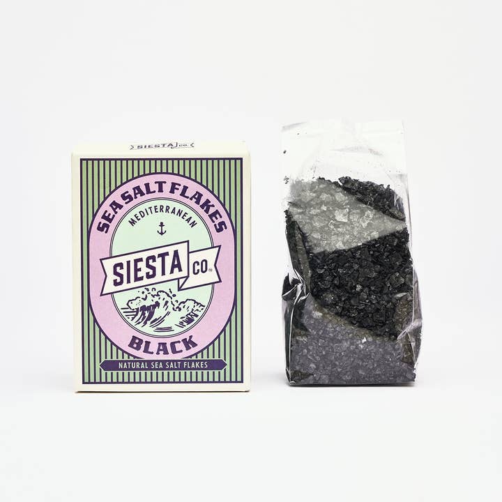 Siesta Co - Wholesale Salt - Black Sea Salt Flakes - 12 Pack