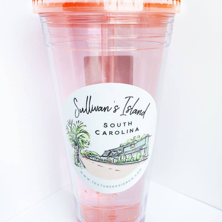 Texture Design Co - Wholesale Sticker - The Sullivan's Island Sticker - Sherbet Streets Collection1
