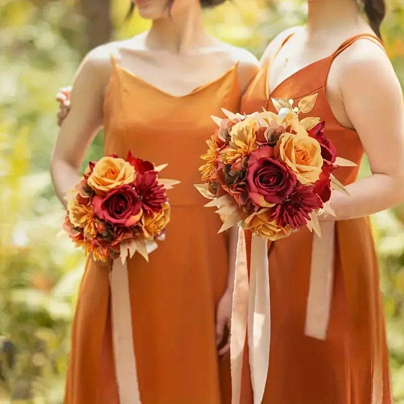 Huis Van Merken - Wholesale Artificial Flowers - Vintage Silk Flower Bouquet – Table Centerpiece for Christmas & Special Occasions3