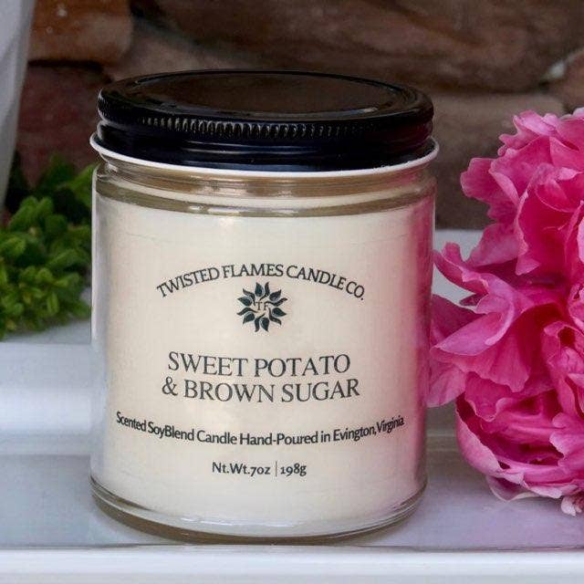 Twisted Flames Candle Co. LLC. - Wholesale Jar/Filled Candle - Sweet Potato & Brown Sugar
