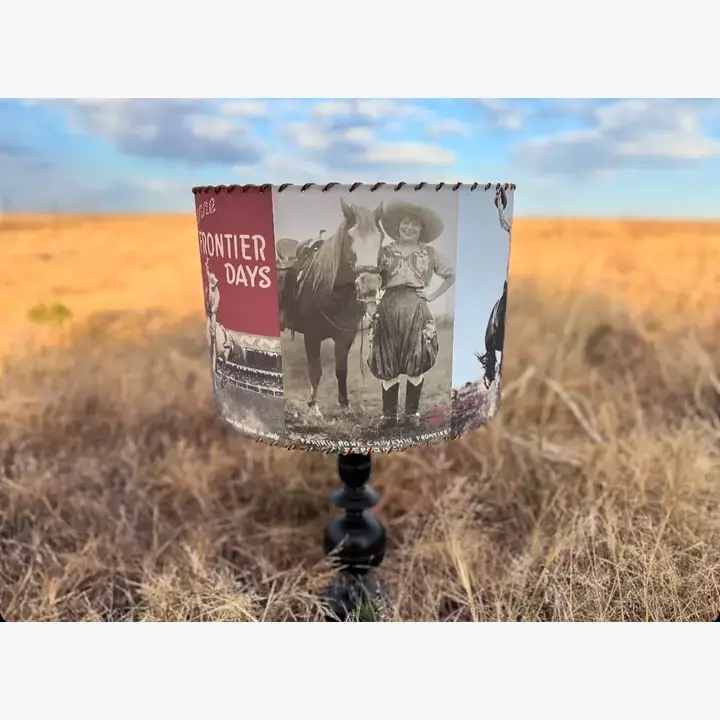 Red Dirt Ranch Clothing Company - Wholesale Lamp Shade - Lampshade Cheyenne Frontier Days Vintage Rodeo1
