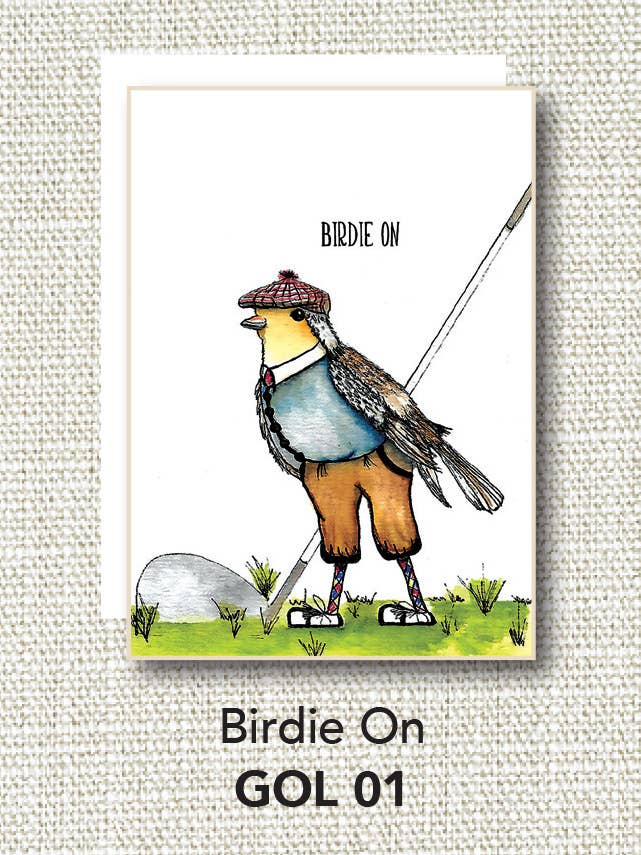 Birdie On for wholesale by Jill Shinn Art
