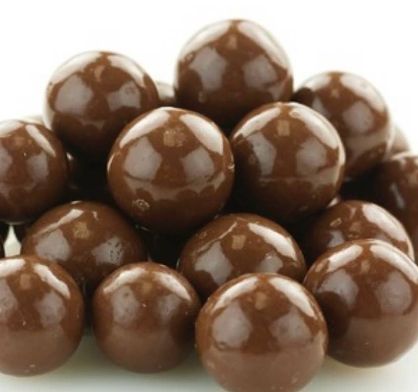 O'Shea's Candies Sweet Shop - Wholesale Chocolate Covered Sweets - Malt Balls “ Four Variety Medley” Triple Dip 1/3 Pound4