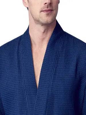 Lotus Linen - Vente Peignoir – homme - Peignoir de bain en nid d'abeille pour homme - Absorbant, léger35