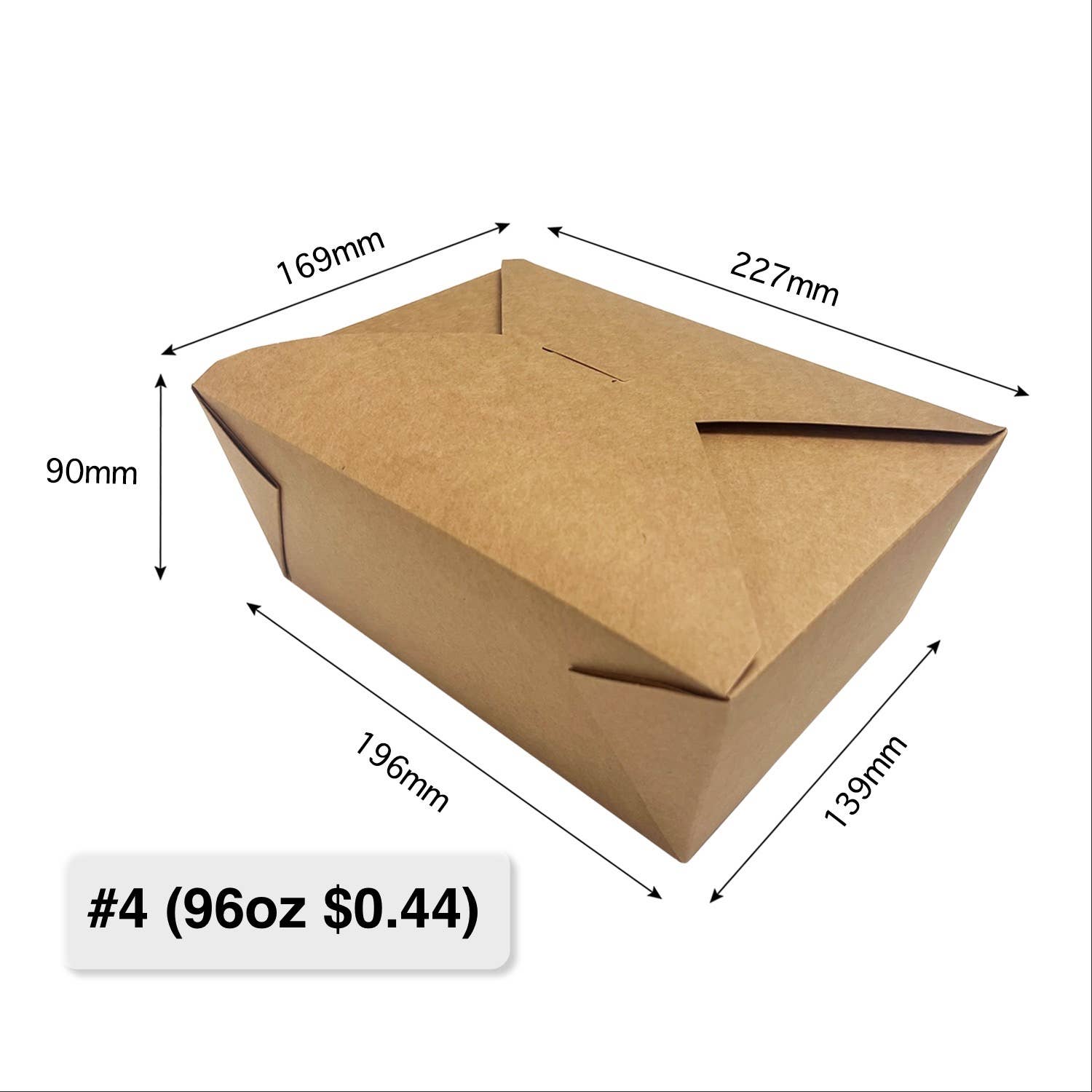 Kis Paper - Vente Boîtes de conservation - Boîte à emporter en papier kraft #1, #2, #3, #4, #83