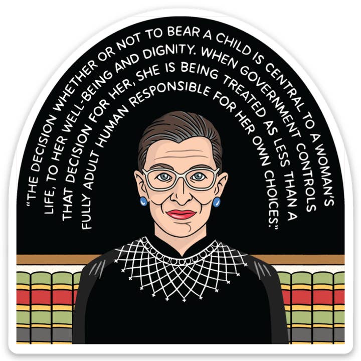 Pegatina troquelada RBG Pro-Choice para venta al por mayor de THE FOUND