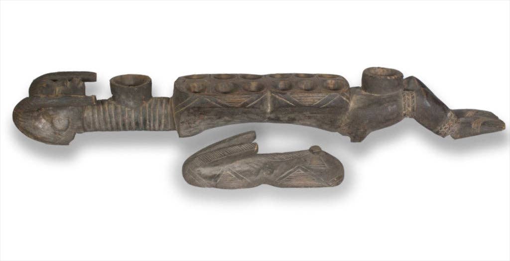 The Niger Bend - Venta al por mayor Escultura - Wari mujer reclinada juego0