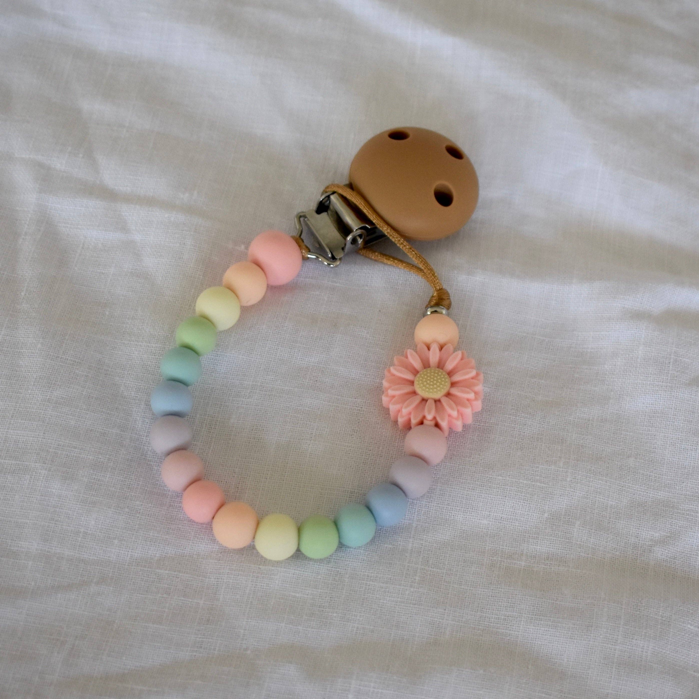 Bella Zailea - Wholesale Pacifier clip – Baby - Daisy Dummy Clip6
