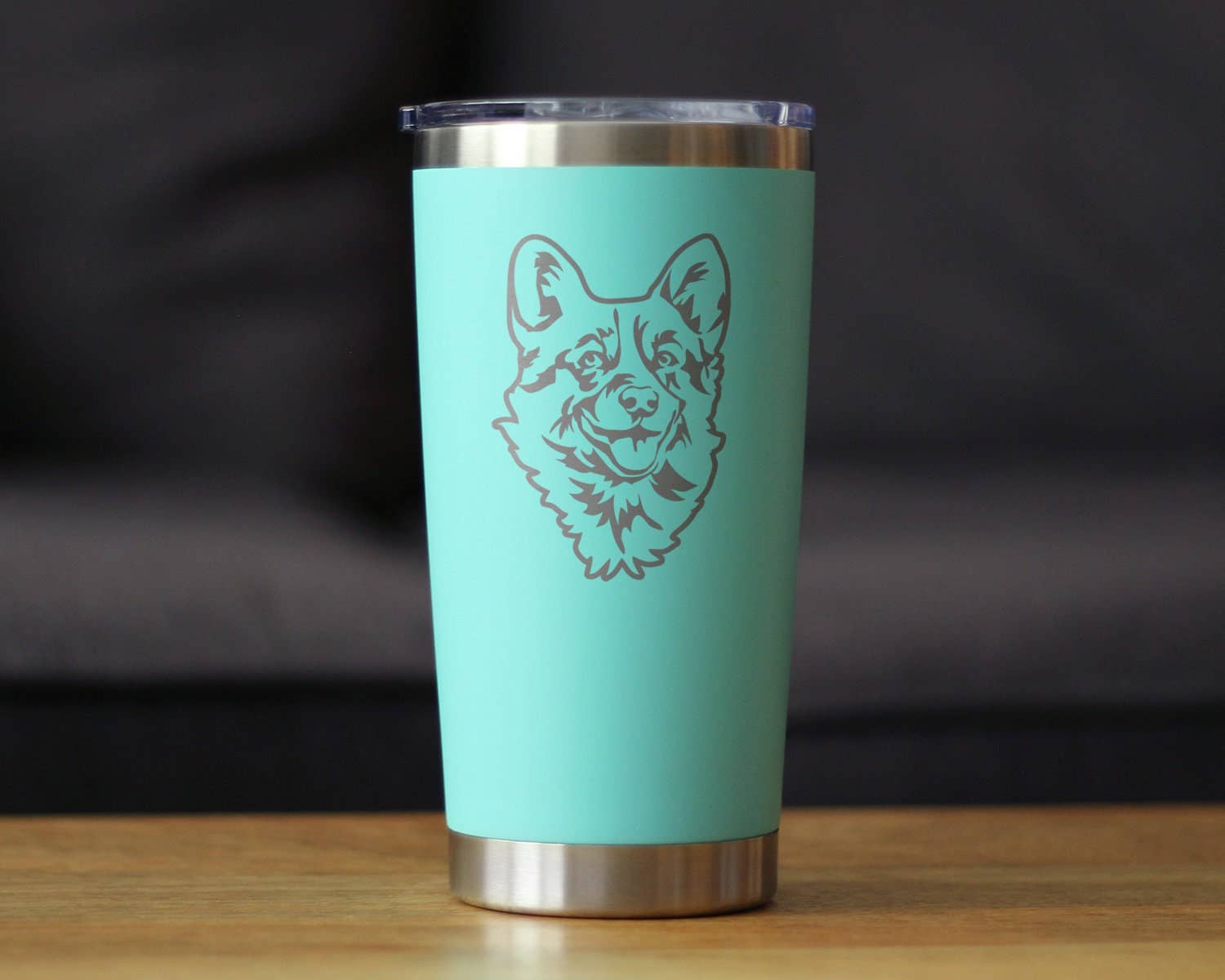 bevvee - Venta al por mayor Vaso termo - Vaso de viaje con aislamiento facial de Corgi, regalo para perros Welsh Corgi3