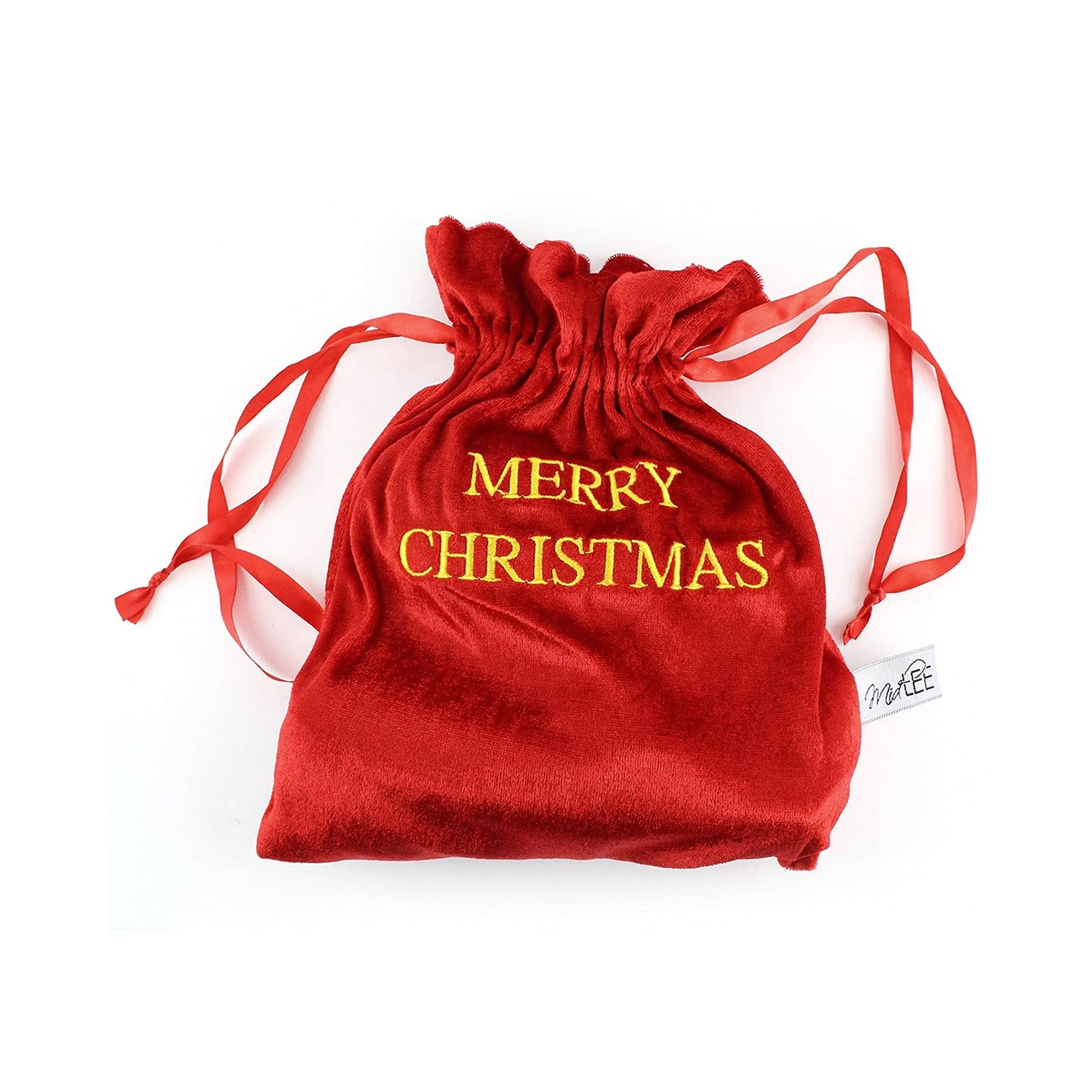 Midlee Designs – wholesale Pet plush toy – Dog – Midlee Santa's Gift Bag Dog Toy1