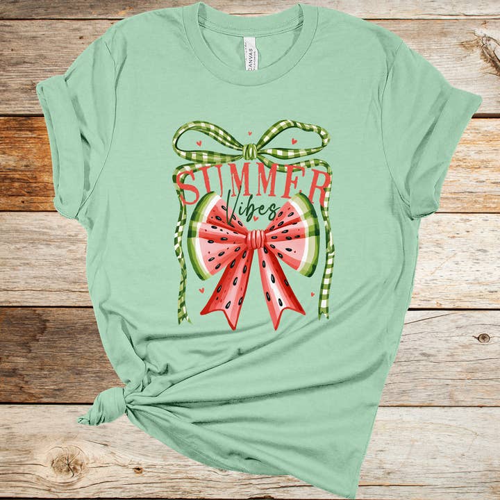 Summer Watermelon Graphic Tee for wholesale by Dixie Grace Mercantile
