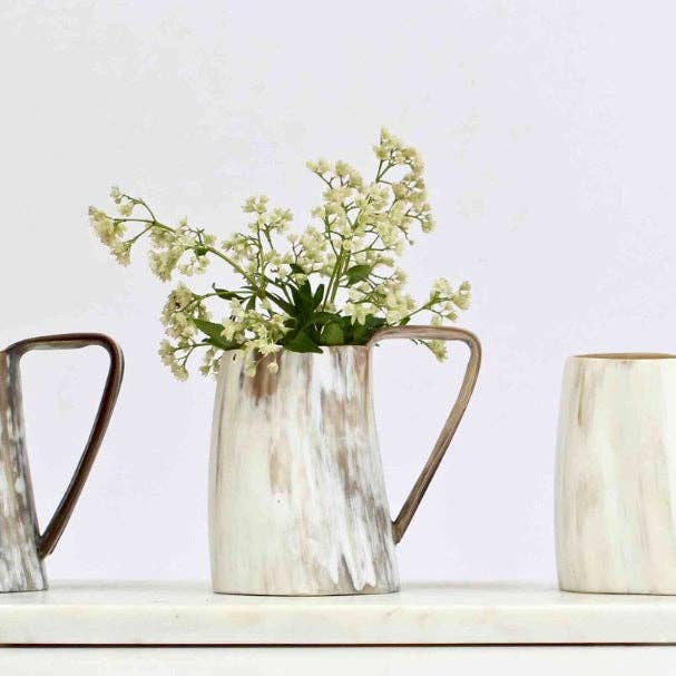 The African Home Goods - Wholesale Beer Glass/Mug - Ankole Cow Horn Beer Mugs / Tumbler Light7