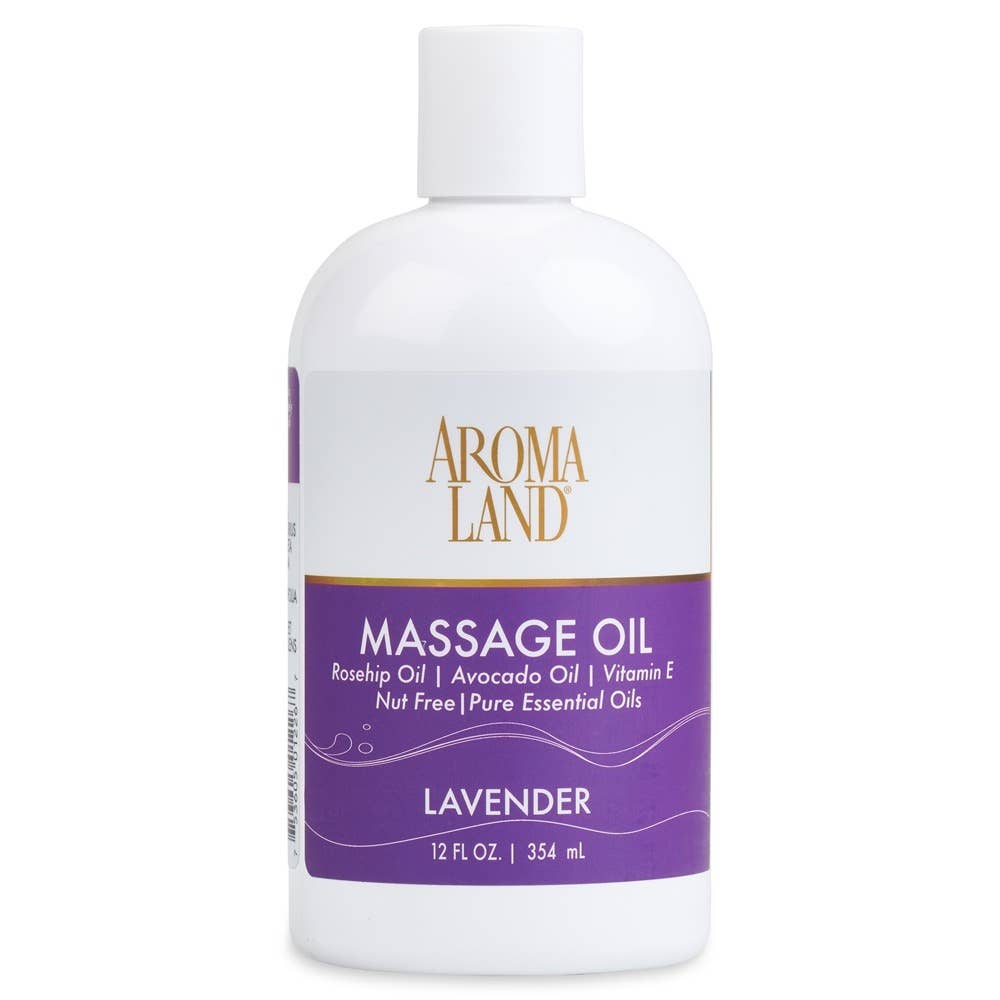 AROMALAND INC. - Wholesale Massage Oil/Gel - Massage & Body Oil Lavender 12 oz.0