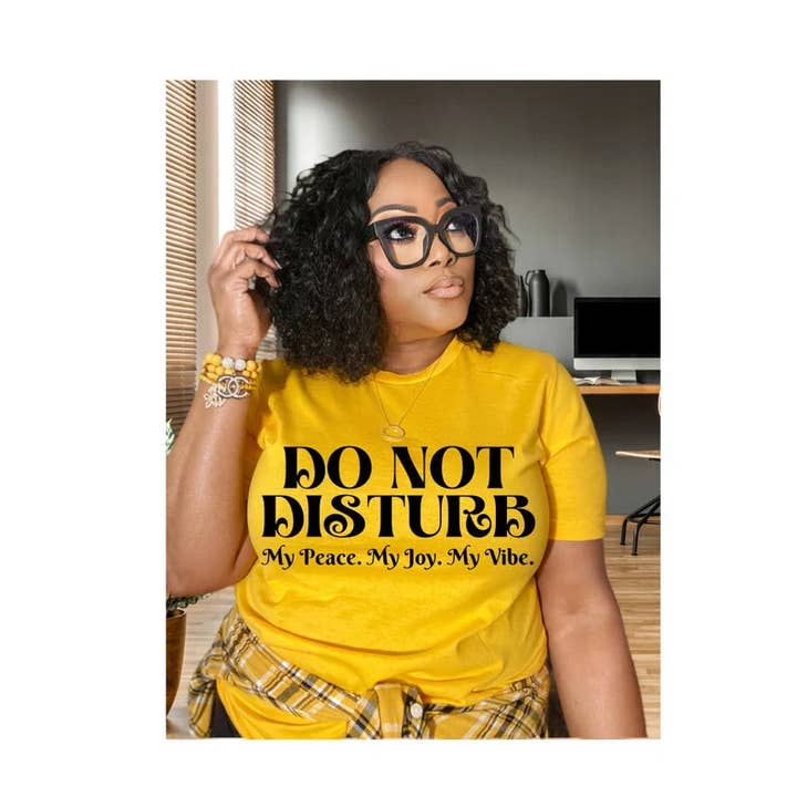 Do Not Disturb Tee for wholesale by Pretty Girl Align