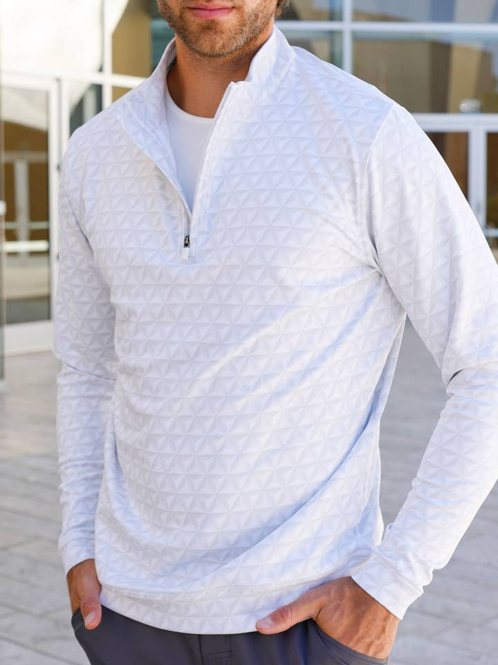 USA Palm - Wholesale Sweatshirt - Unisex - Cloud 1/4 Zip62