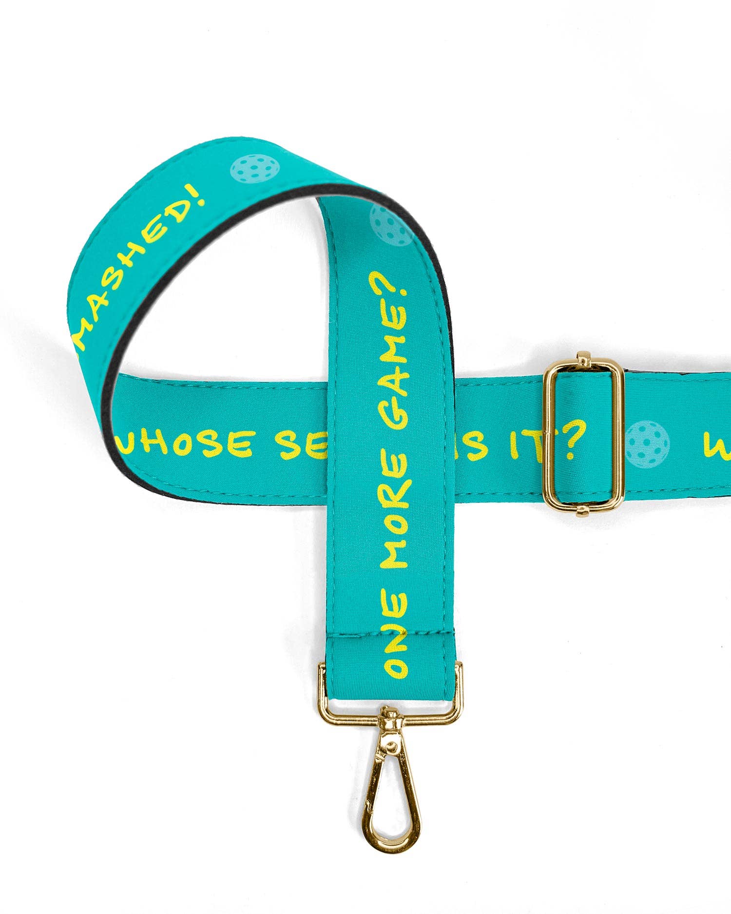 Posh Pickler Pickleball - Wholesale Sporting Accessories - Shoulder Strap for bag or Paddle Cover - 4 Pickleball design5