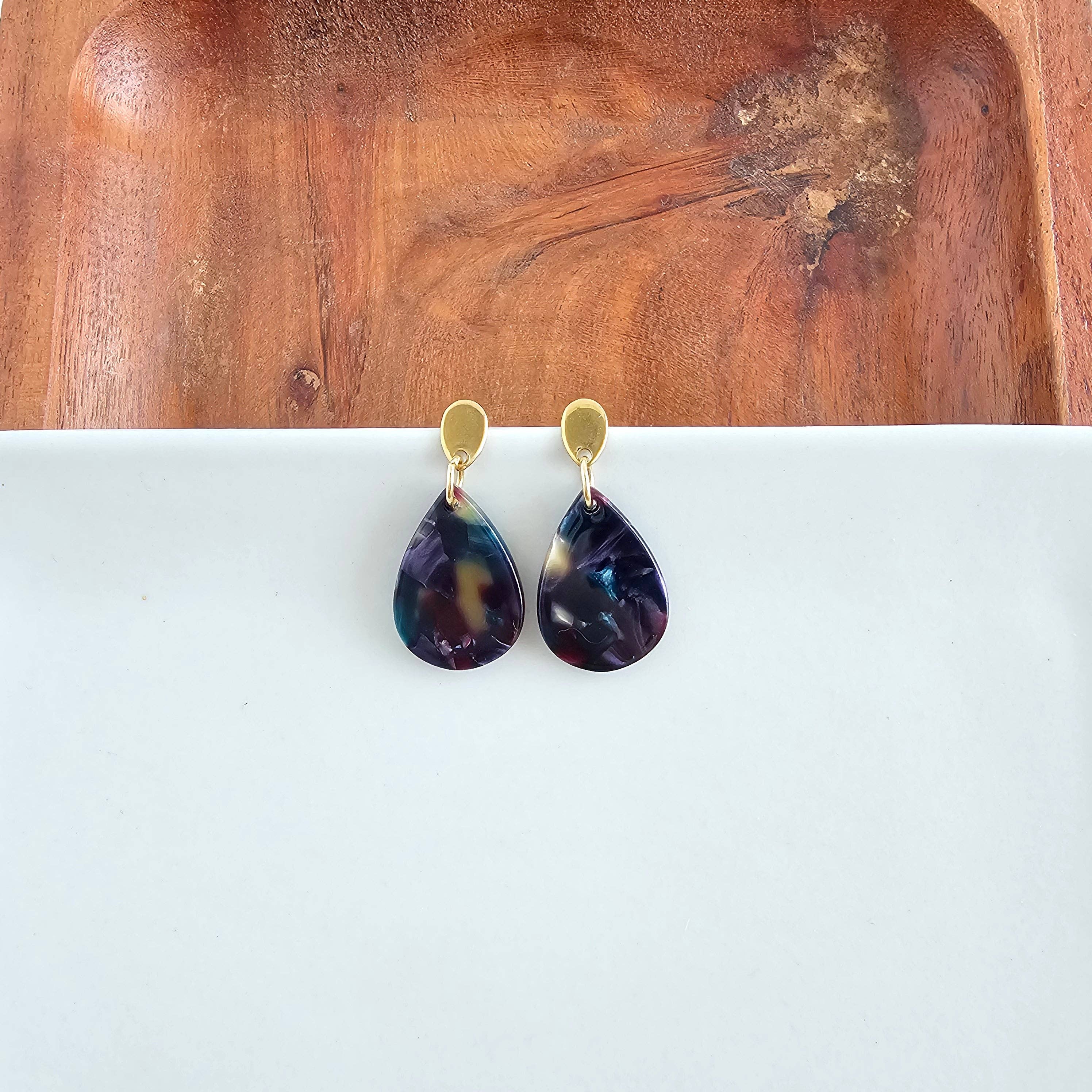 Spiffy & Splendid - Wholesale Dangle Earrings - Leah Earrings - Jeweled Twilight // Jewelry, Fall