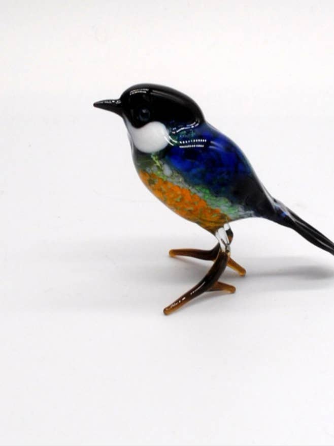 Chickadee for wholesale by WGK Glass Art Inc