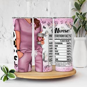 Nurse pink tumbler for wholesale by Countryside Savage