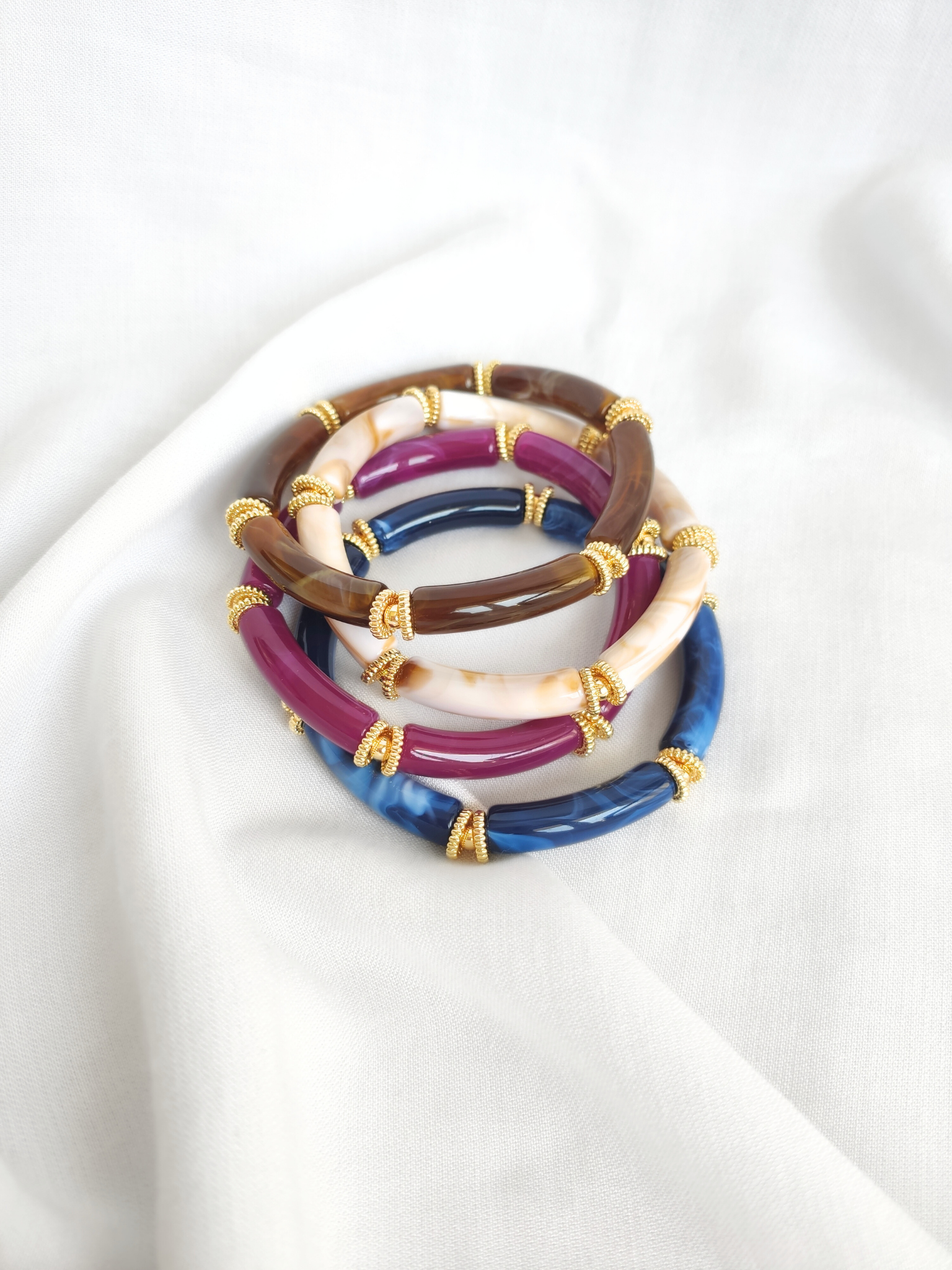 L'Atelier d'Artémis - Venta al por mayor Pulsera de cuentas - Pulsera elástica SALMA6