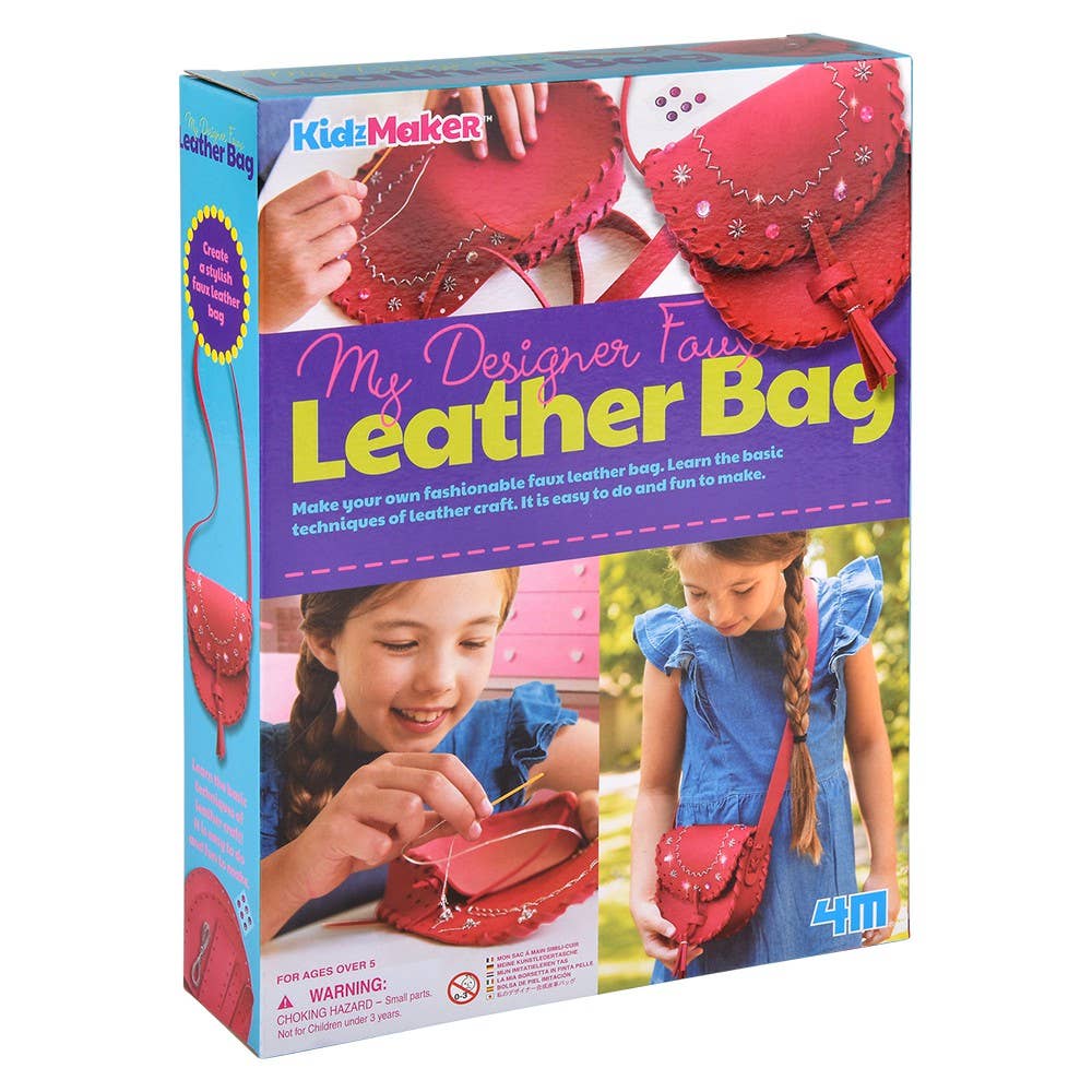 The Toy Network - Wholesale DIY Craft Kit - Kids - KidzMaker/My Designer Faux Leather Bag5