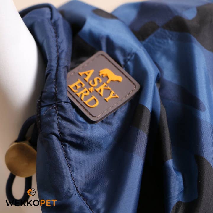 (SET OF 6)High-Quality Dog Rain Coat -Navy- Perfect Dog Lover Gift - WEKKOPET Boutique Rain Coat for wholesale by WEKKOPET