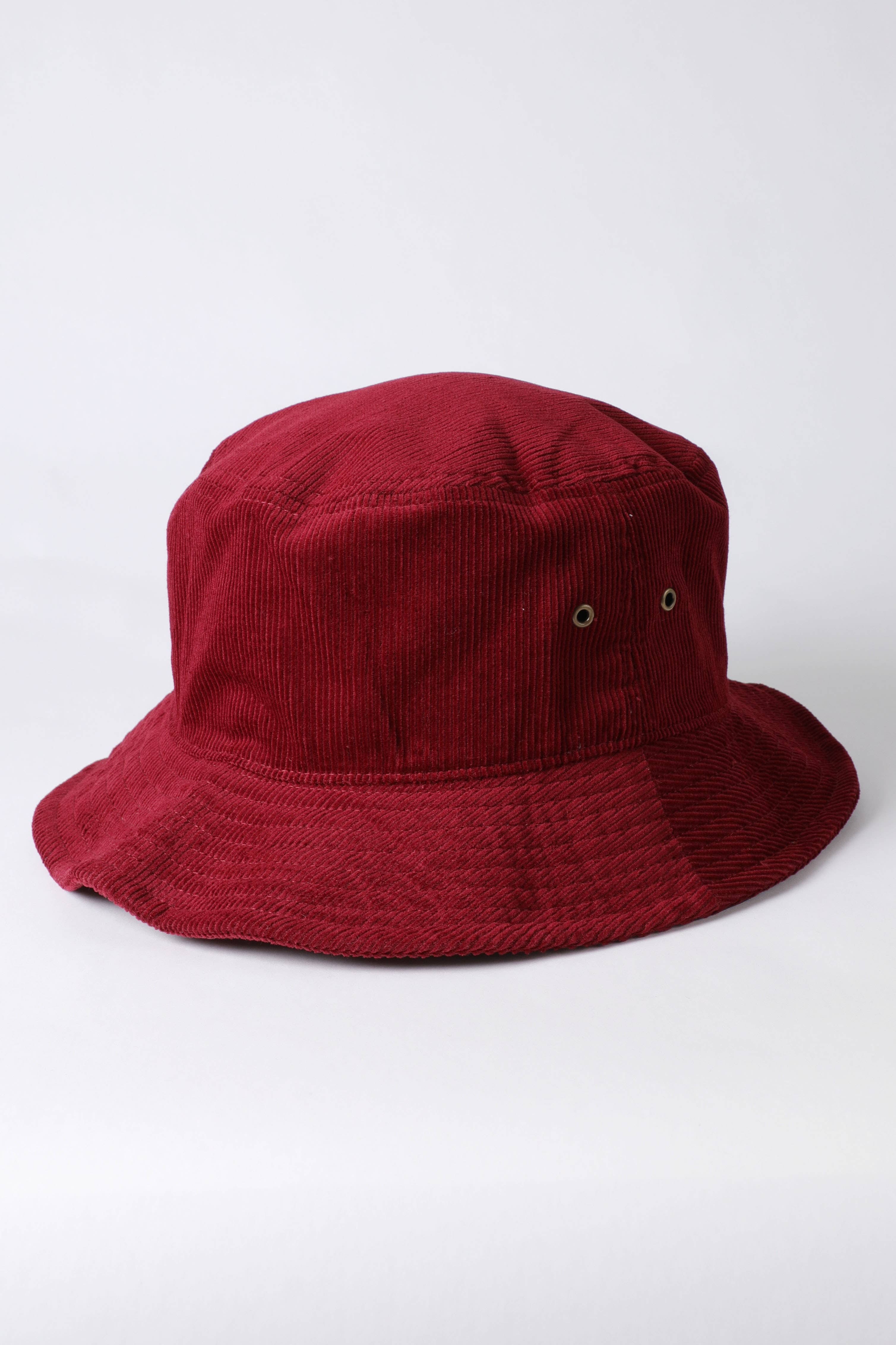 Fashion City - Wholesale Bucket Hat - Women's - Foldable Vintage Corduroy Short Brim Bucket Hat1