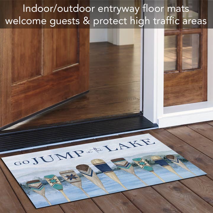 CounterArt/Highland Home/Thirstystone - Wholesale Door Mat - "Jump In The Lake" Indoor/Outdoor Entryway Floor Mat2