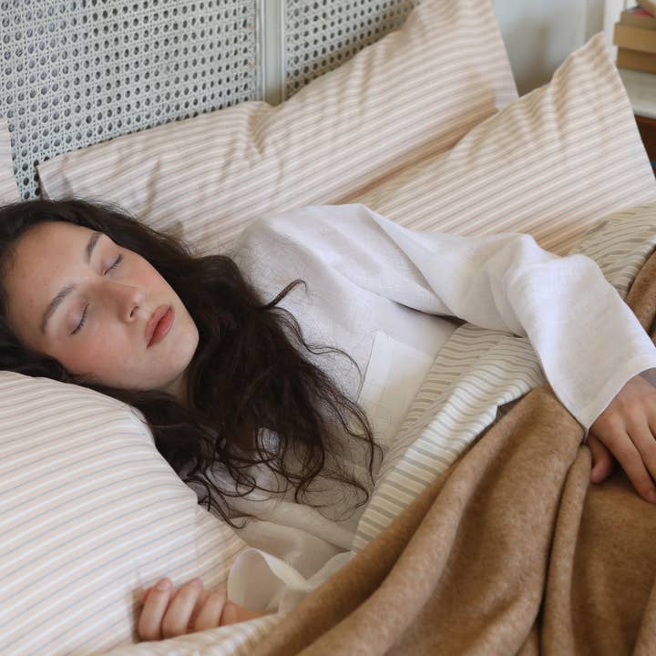 Duncan Apricot Pillowcase for wholesale by Dormitory