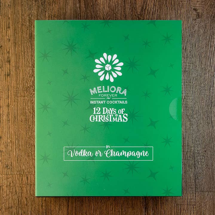 Meliora Forever - Wholesale Advent Calendar - Vodka or Champagne 12 Days of Christmas Gift Box0