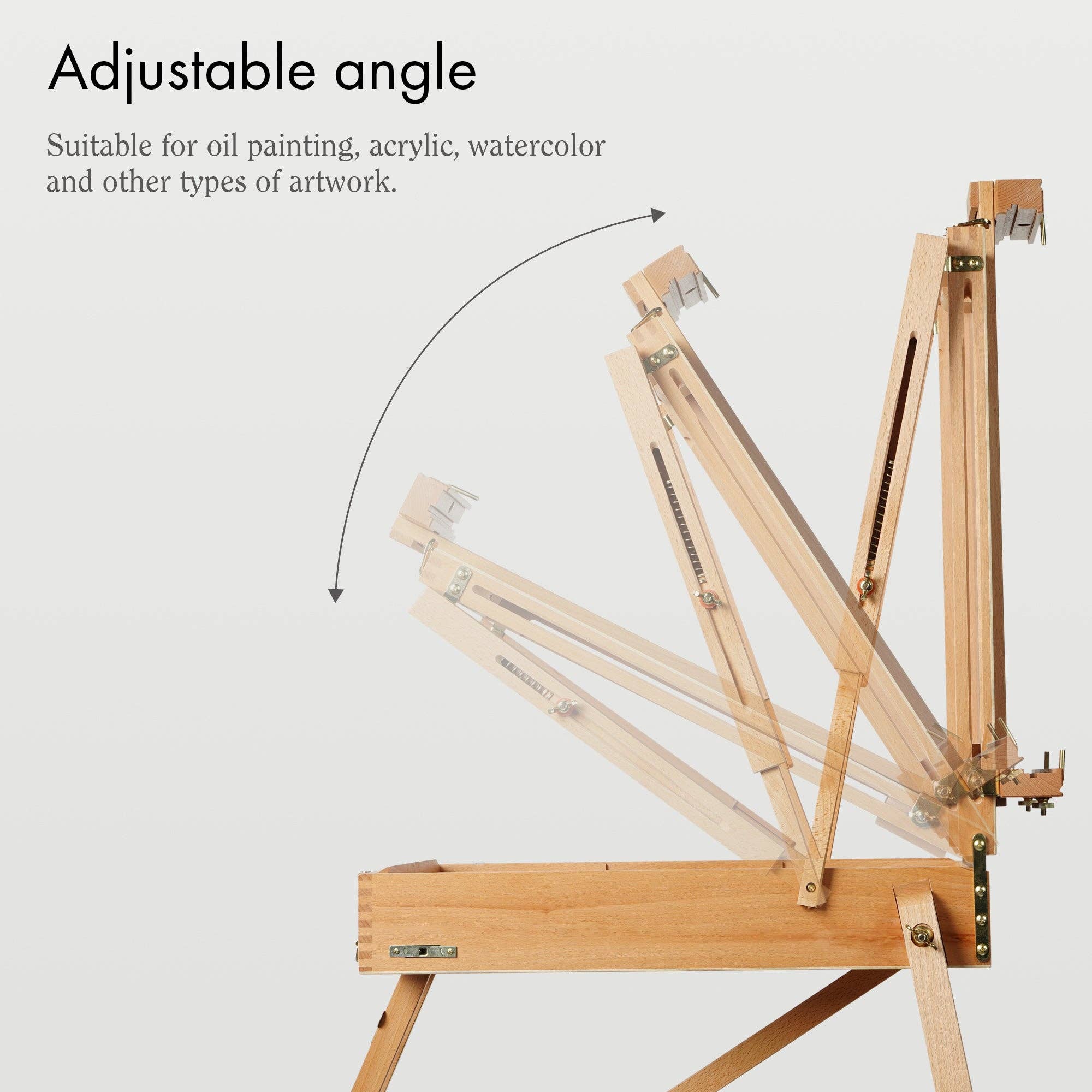 Artify - Wholesale Easel - ARTIFY Foldable Portable Beechwood Art Easel Field Easel3