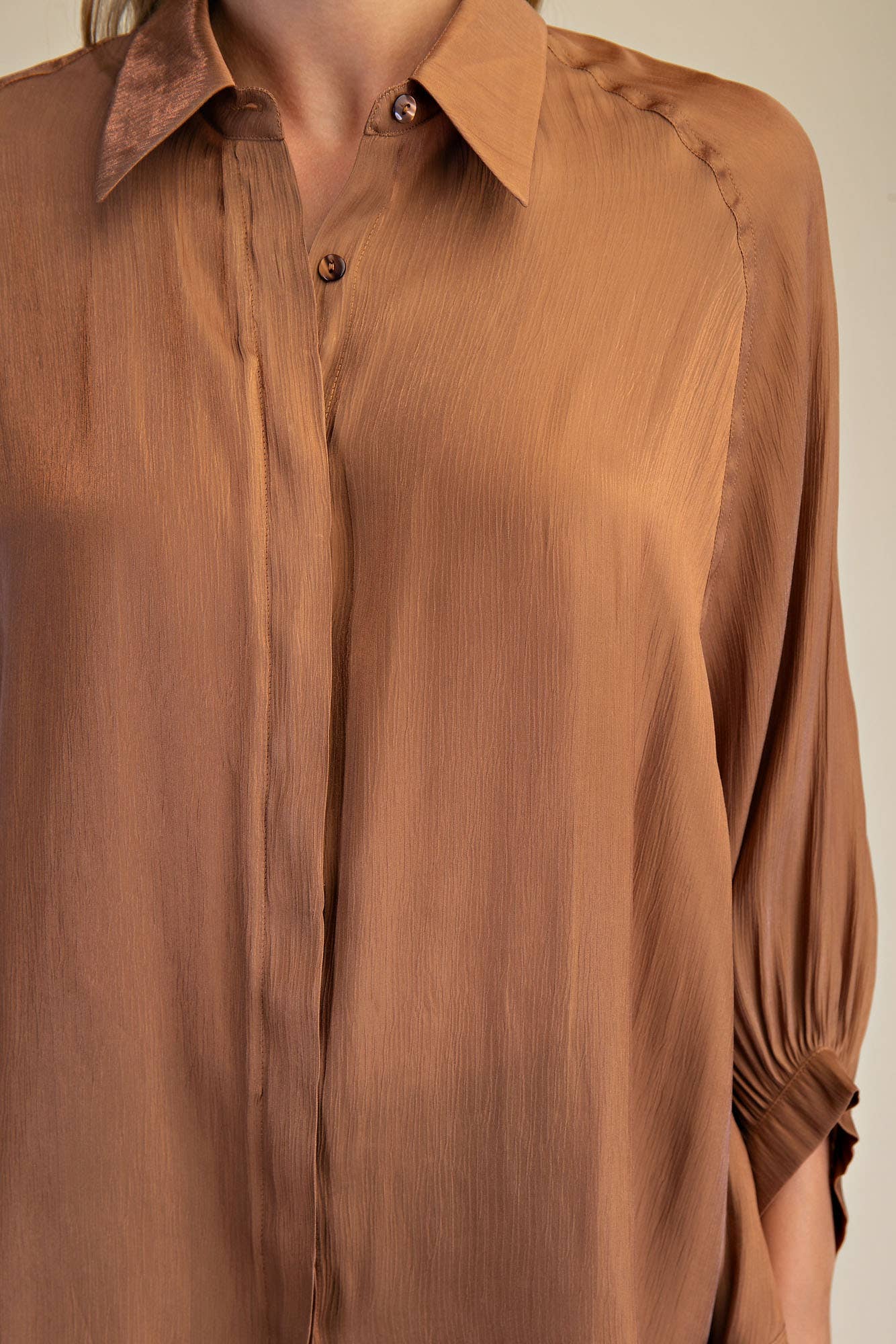 Glam - Wholesale Button Down Shirt - Women's - Button Front Shirt13