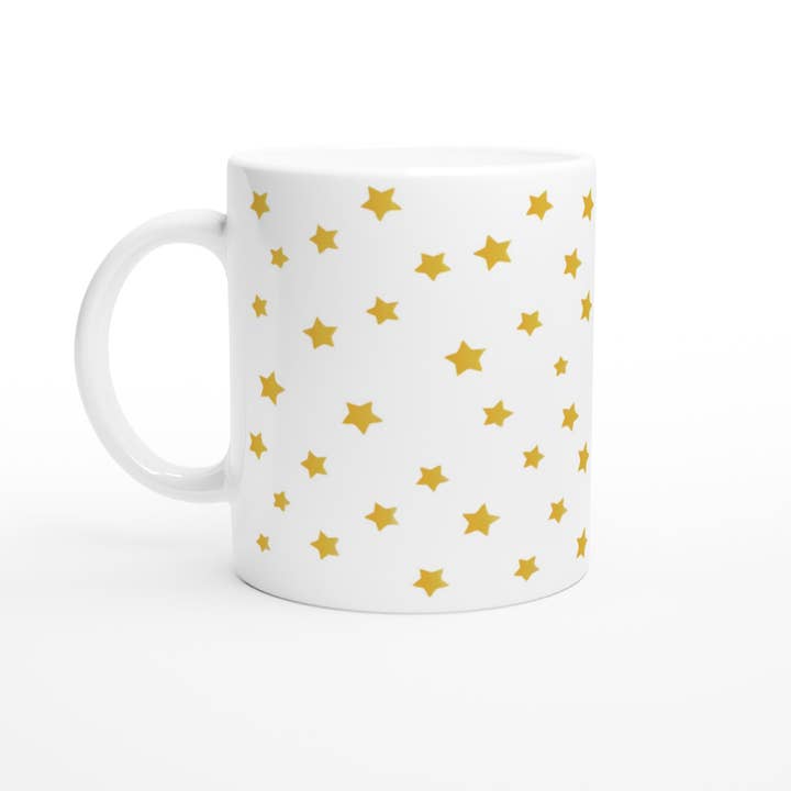 Festive Holiday Stars Coffee Cup for wholesale by Aminelle & Willow