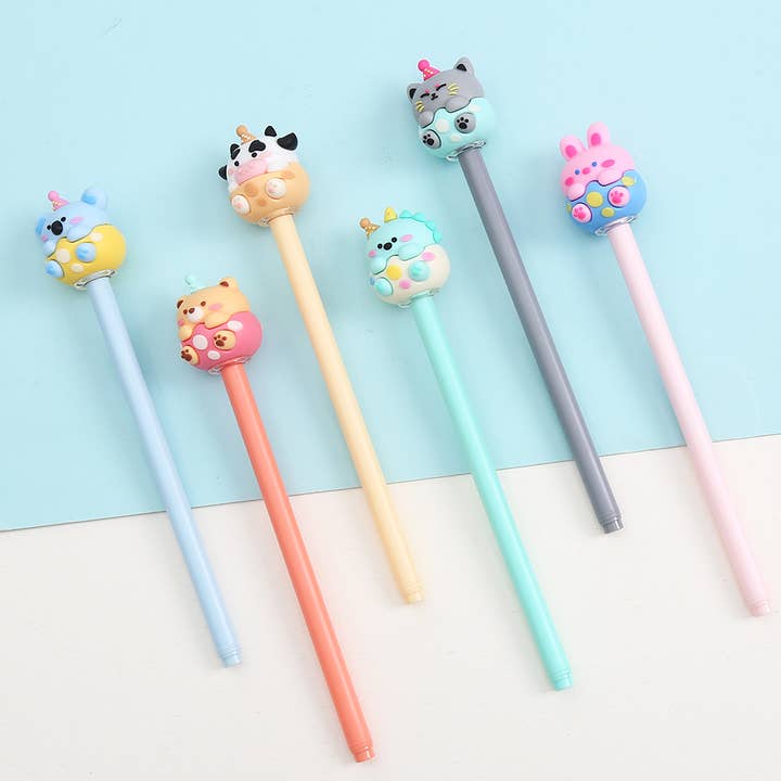 BCmini - Wholesale Pen - 22668 Birthday Animals Gel Pen-369