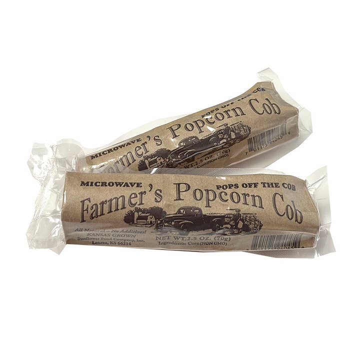 Sunflower Food Company - Wholesale Popcorn - Farmers Popcorn-You will receive two -10 cob Counter Display