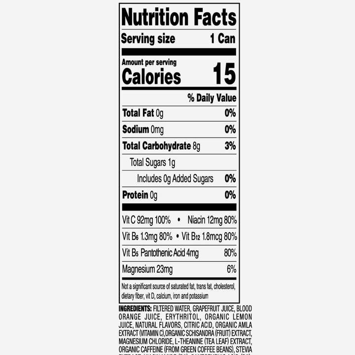 Heywell - Wholesale Sparkling Water - heywell energy + immunity sparkling grapefruit - 12 pack 12