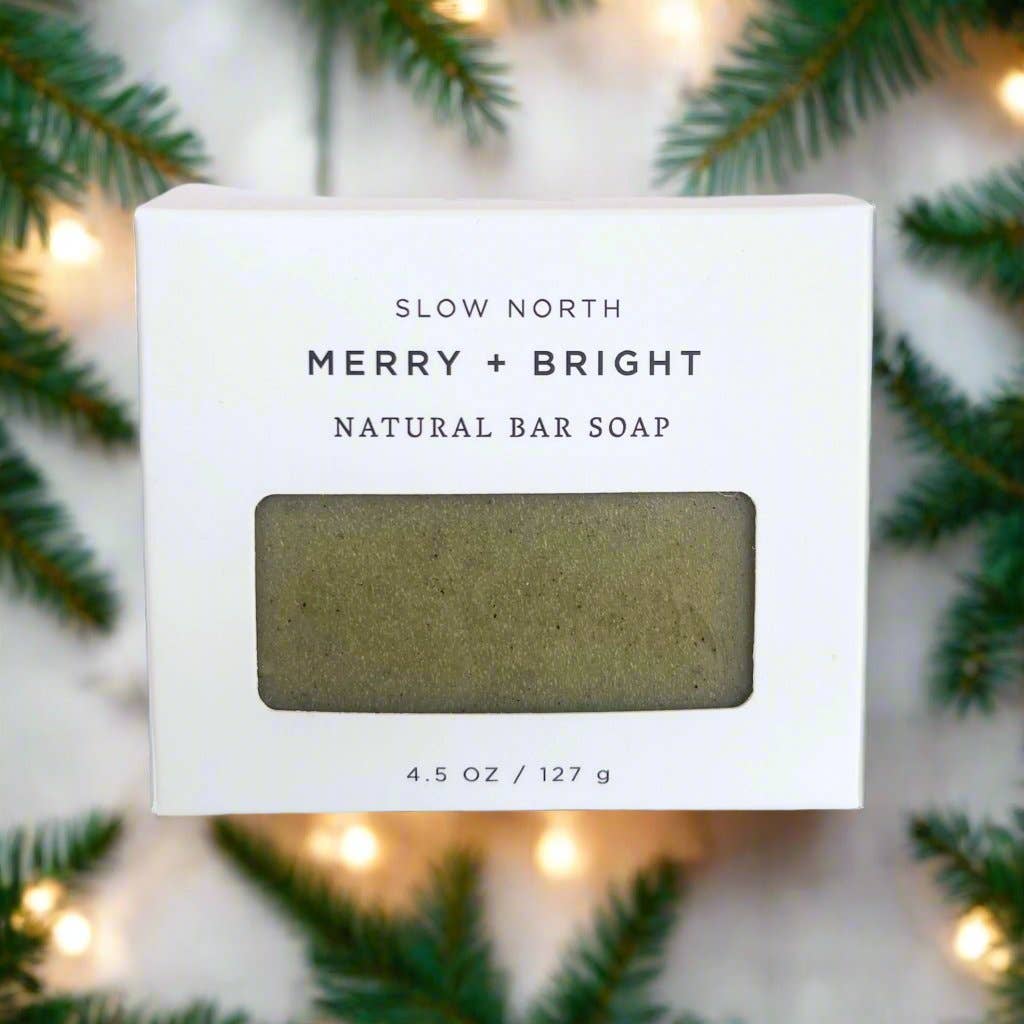 Slow North – wholesale Bar Soap – Merry + Bright - Seasonal Bar Soap0