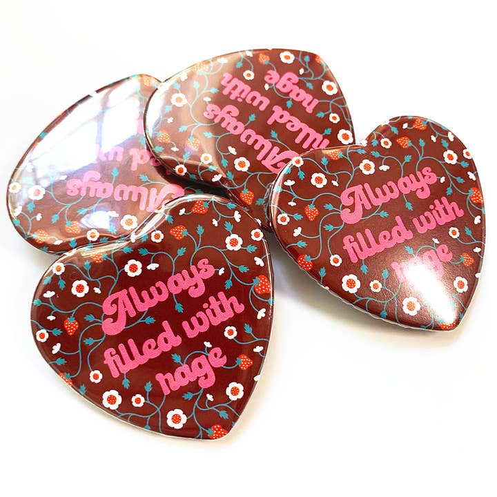 Krystan Saint Cat - Wholesale Magnet - Always Filled With Rage Heart Shaped Magnet