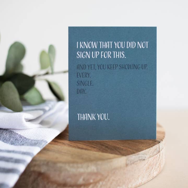 Modern Wit – wholesale Thank you card – Thinking of You Card • Appreciation Cards TY0031