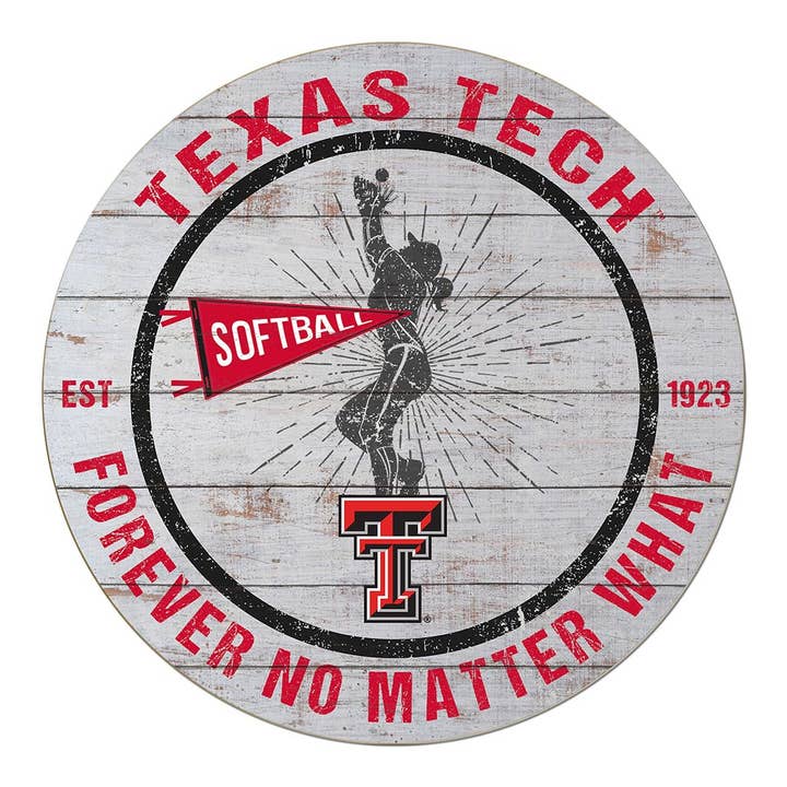 20x20 Throwback Texas Tech Red Raiders Softball for wholesale by KH Sports Fan