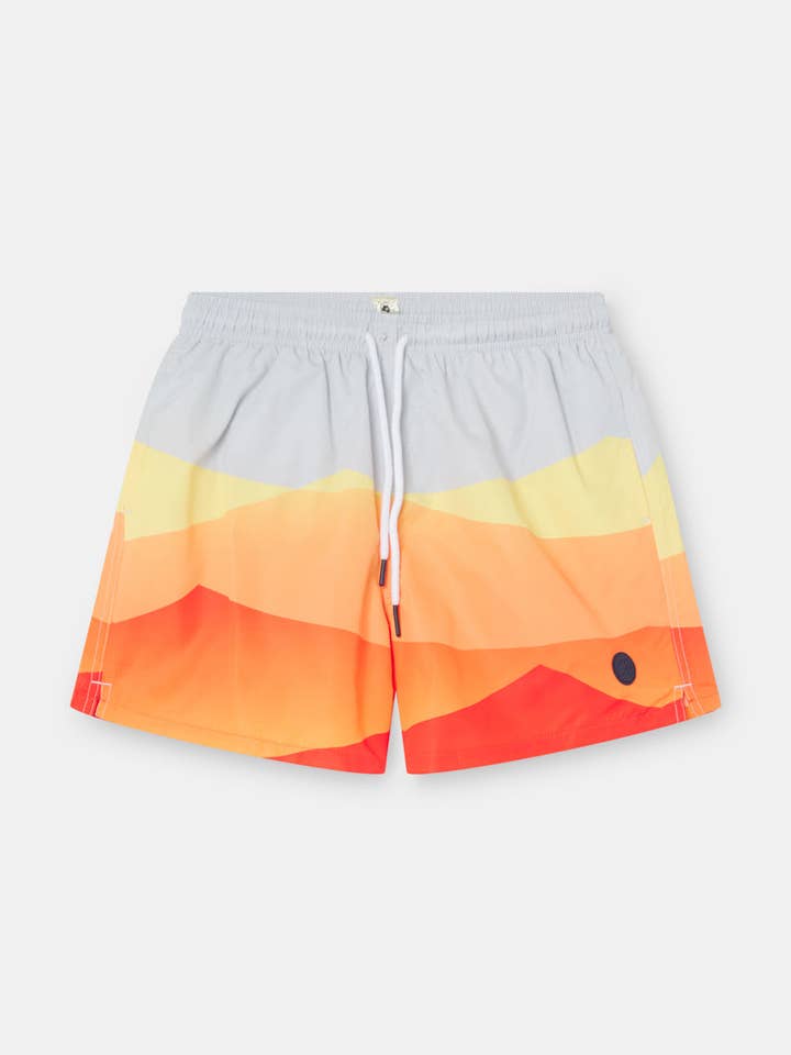 Sunset Waves Orange Swimsuit for wholesale by ALTONADOCK