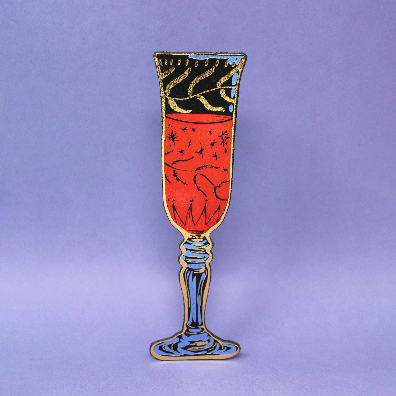 Ark Colour Design - Wholesale Bookmark - Wine Glass Bookmark0