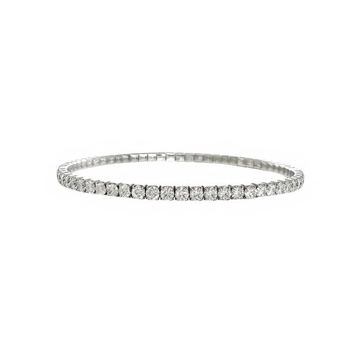 Bracelet Tennis Flex en Moissanite pour la vente par El&Elle