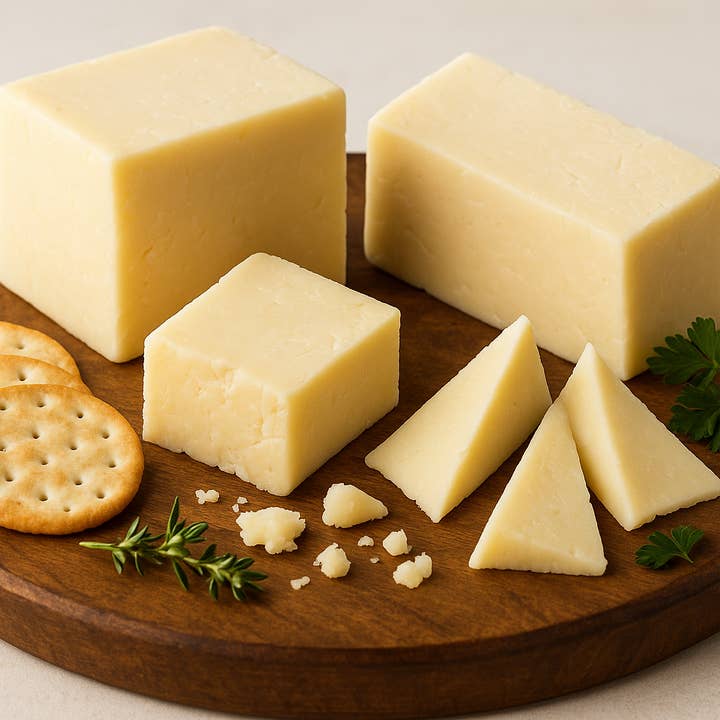 Eichtens Cheese - Wholesale Cheese - Cheddar Cheese, White - Aged 1 Year, 8 oz2