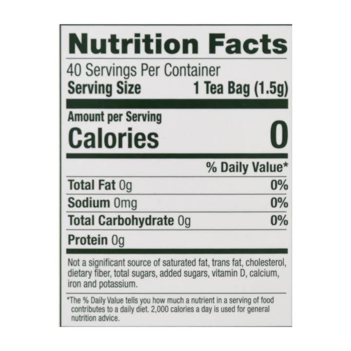 Ware Spark - Wholesale Health/Detox Tea - Salada Tea Green Tea - Decaffeinated Serenity - Case Of 6 - 40 Count
