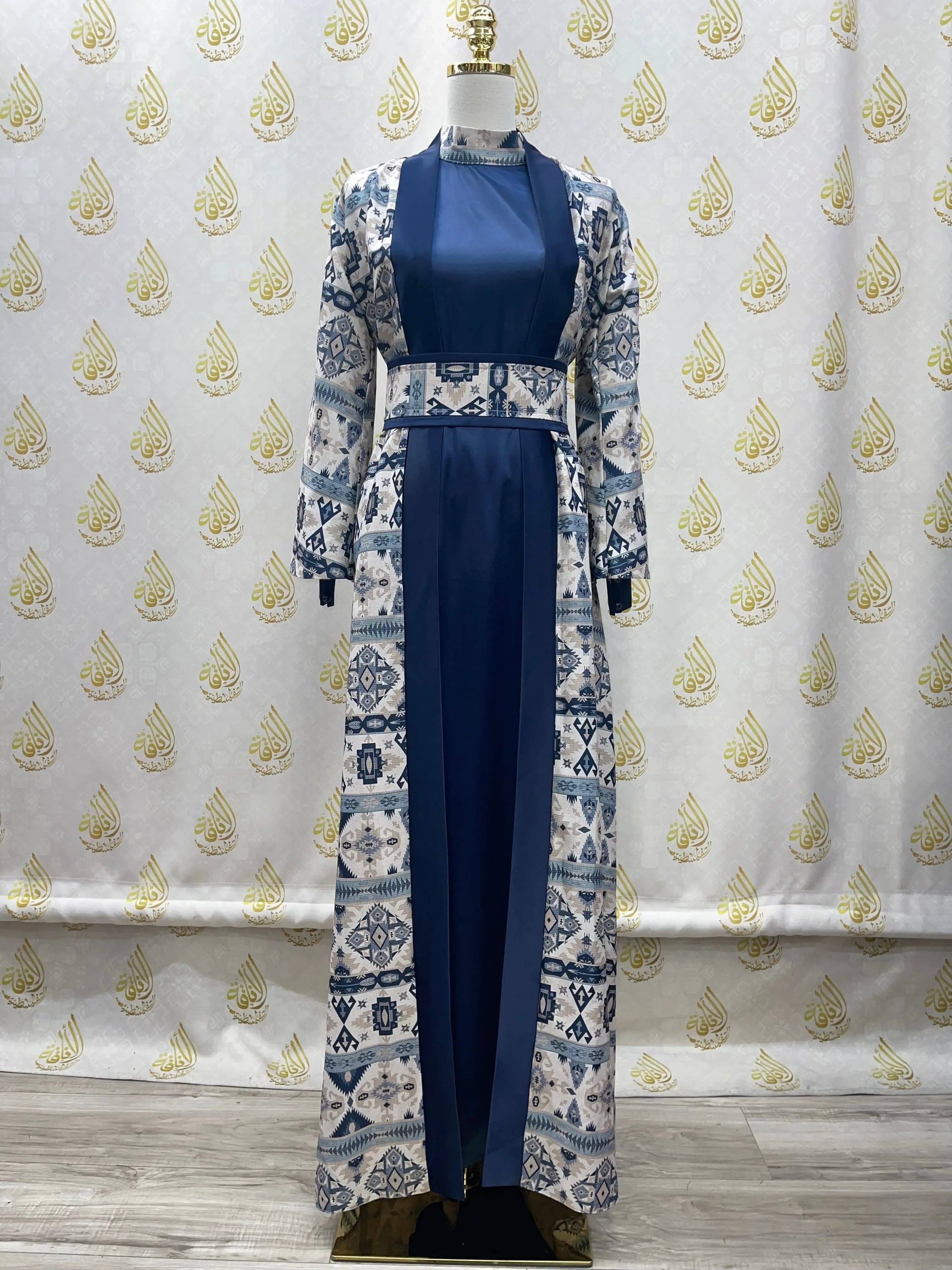 Palestinian Elegance - Wholesale Kaftan - Women's - Satin Silk Kaftan: Luxurious Comfort and Elegant Style9