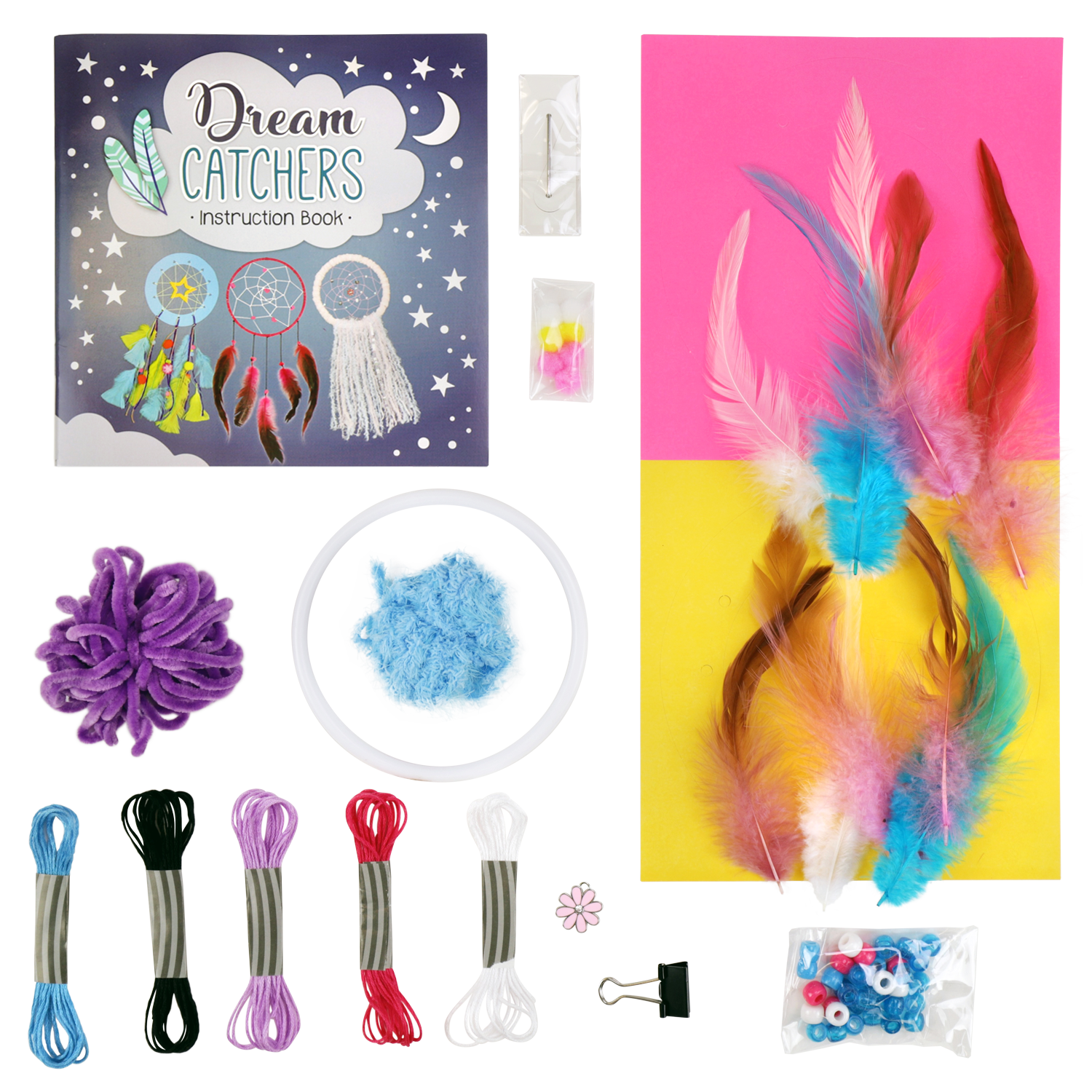 SpiceBox Product Development LTD - Wholesale DIY Craft Kit - Kids - Lets Make Dreamcatchers Guidebook & Craft Set2