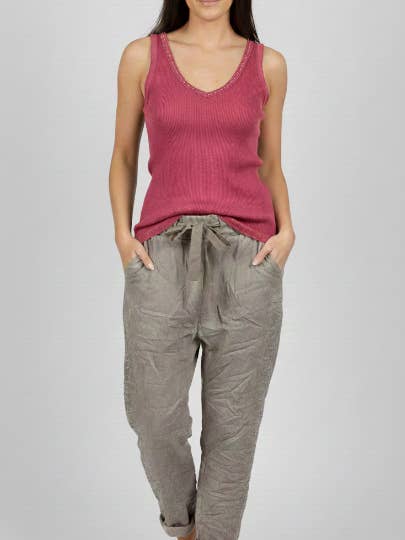 Paljettopp med V-ringning för wholesale av Marisima by Urban Mangoz