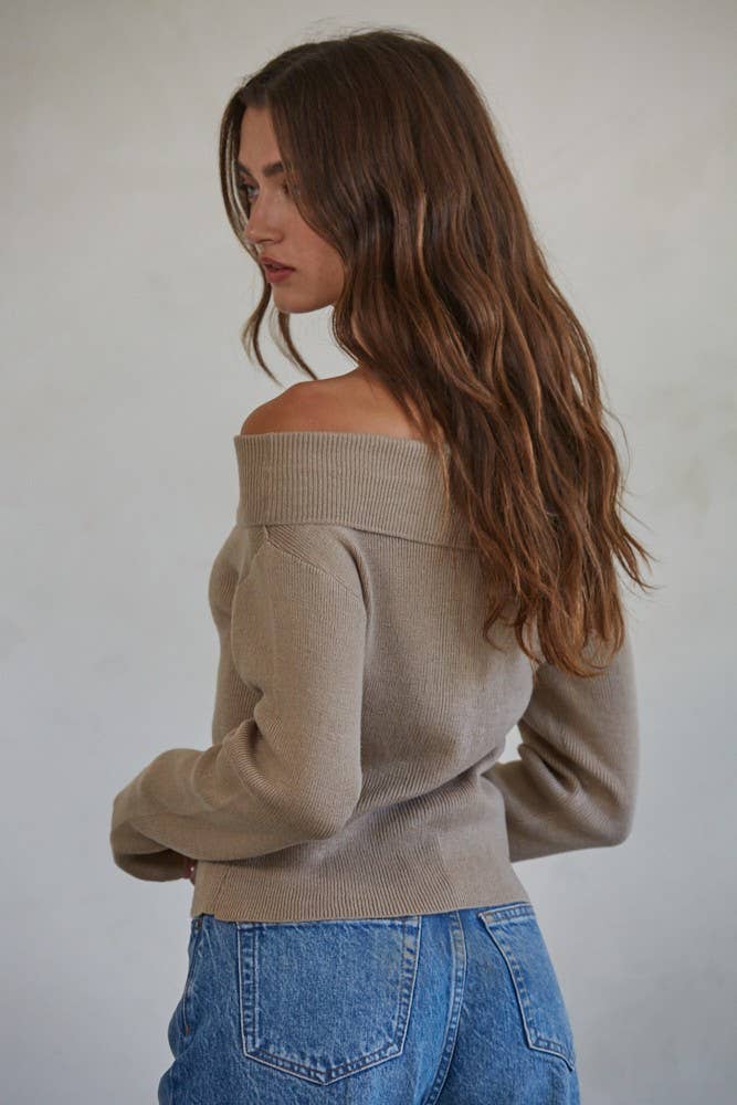 By Together - Wholesale Cardigan - Women's - W1423 | Knit Sweater Cardigan Top4