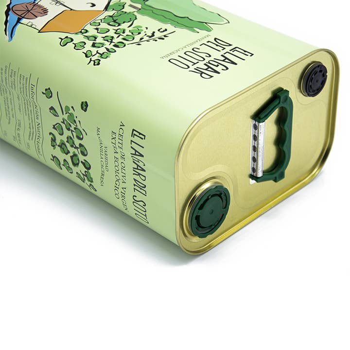 JACOLIVA - Venta al por mayor Aceite de oliva - Aceite de Oliva Virgen Extra Ecológico El Lagar del Soto 5L3